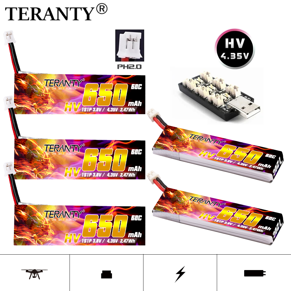 Drone Battery Connector - 1/3/5/10PCS TREANTY 1S 4.35V HV Lipo
