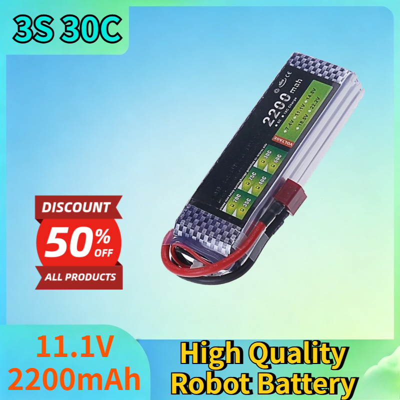 New 3S 30C 11.1V 2200mAh Li-po - Drone Battery 3S avaliação e preço