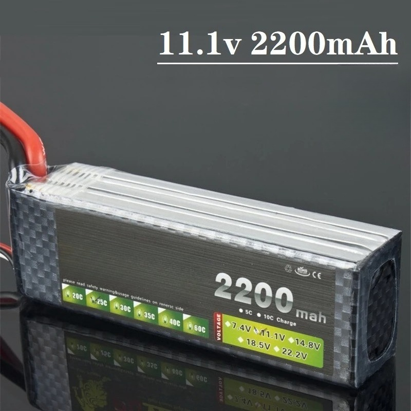 New 3S 30C 11.1V 2200mAh Li-po - Drone Battery 3S avaliação e preço