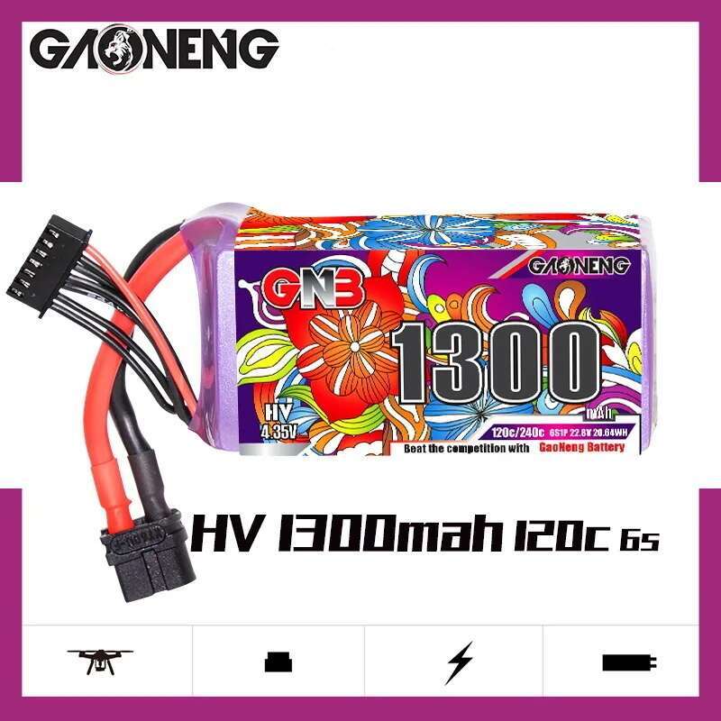 2Pcs GNB 6S Lipo Battery 22.8V - Drone Battery Lipo avaliação e preço