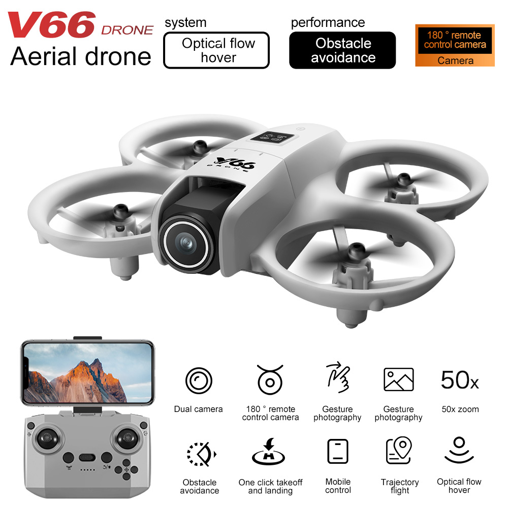 New V66 Mini Drone HD Camera 4 - Drone Battery Case avaliação e preço