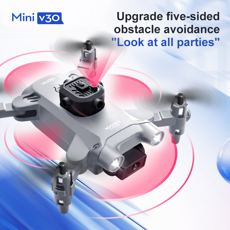 Mini V30 WiFi FPV Drone With 4 - Drone Battery Case avaliação e preço