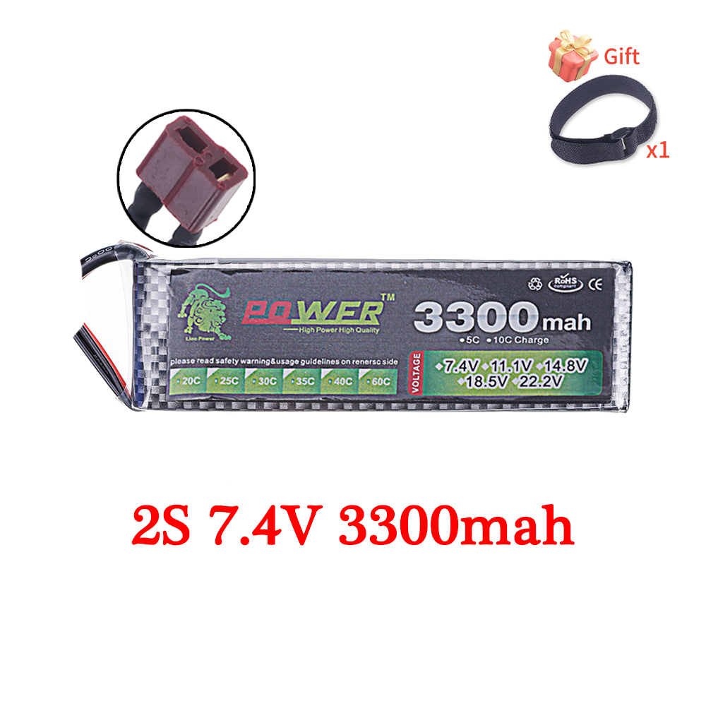 60C Lipo Battery 3300mAh 7.4V  - Drone Battery 6S avaliação e preço