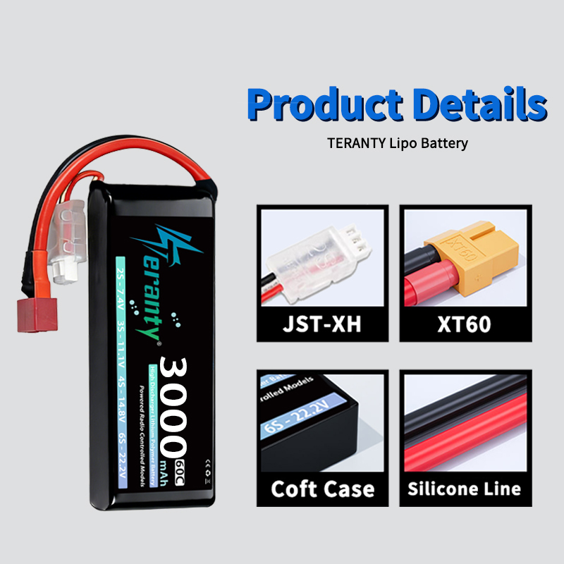 TERANTY 2S 3000mAh Lipo Batter - Drone Battery Lipo avaliação e preço