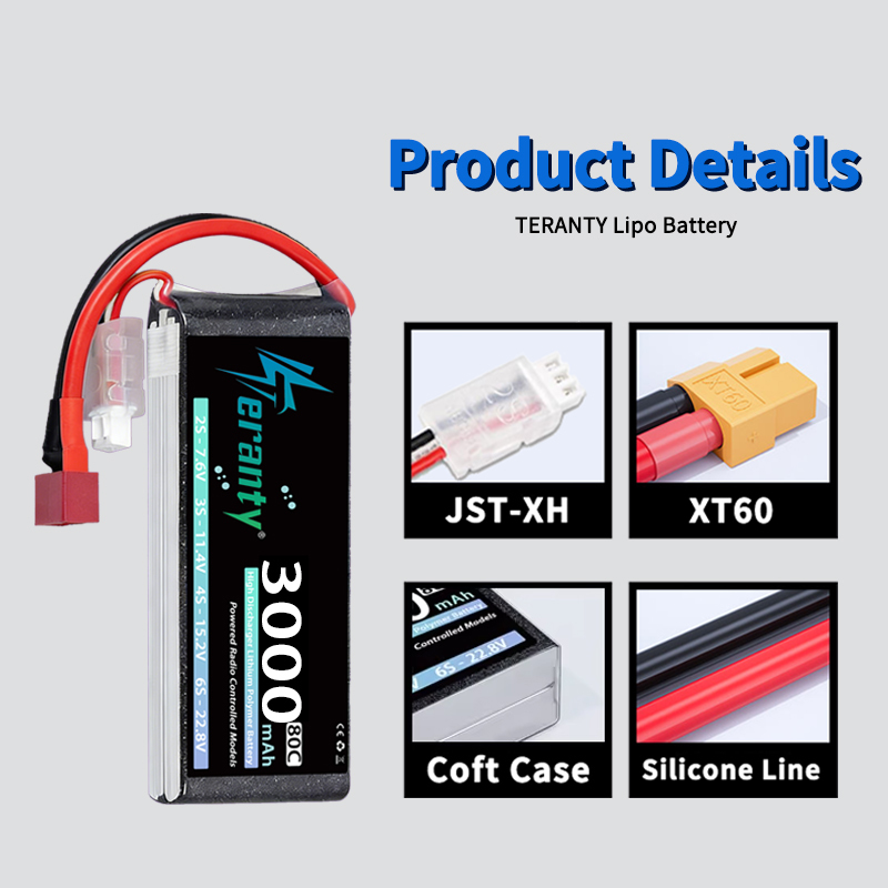 TERANTY 2S 3000mAh Lipo Batter - Drone Battery Lipo avaliação e preço