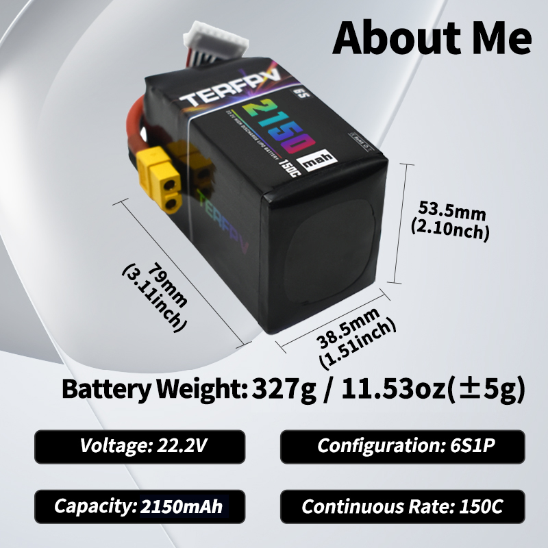 TERFPV Lipo Battery 6S 22.2V 1 - Drone Battery Plate avaliação e preço