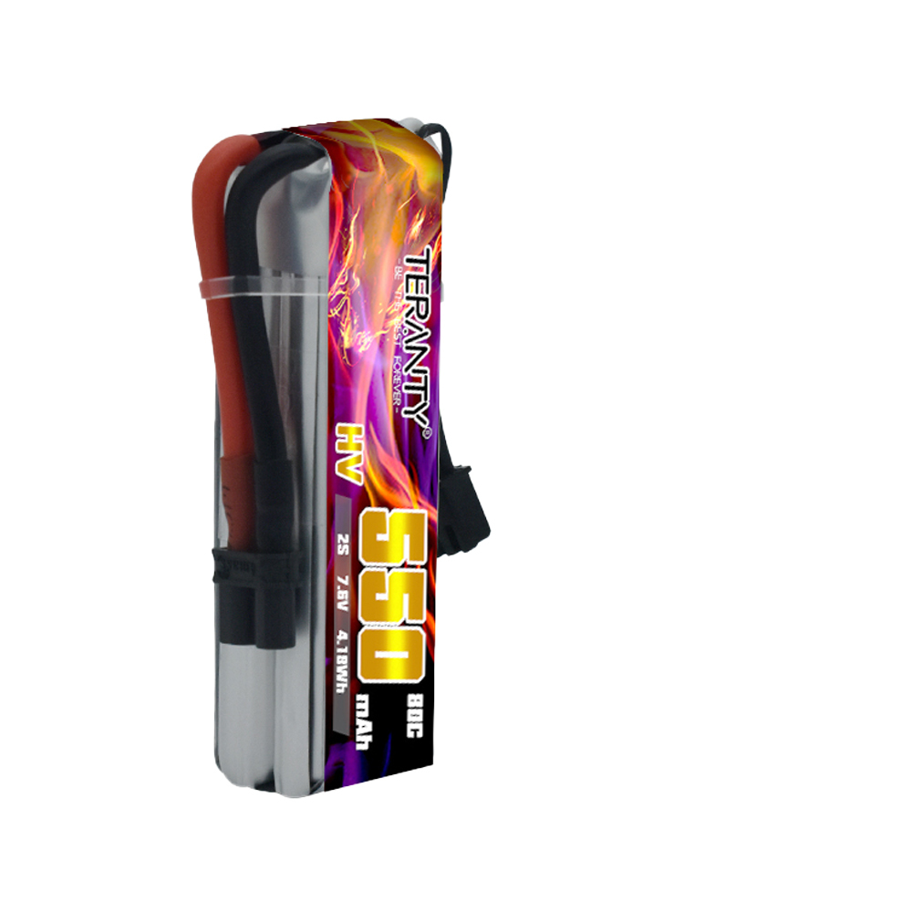 TERANTY 2S 7.6V 550mAh 80C HV  - Drone Battery High Voltage avaliação e preço