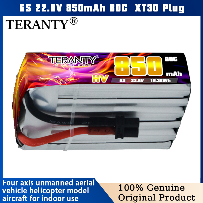 TERANTY 6S 22.8V 850mAh 80C HV - Drone Battery Plate avaliação e preço