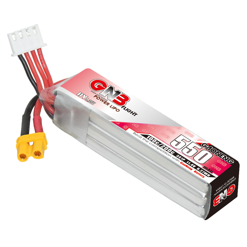 GNB HV 11.4V 550mAh 100C/200C  - Drone Battery Lipo avaliação e preço