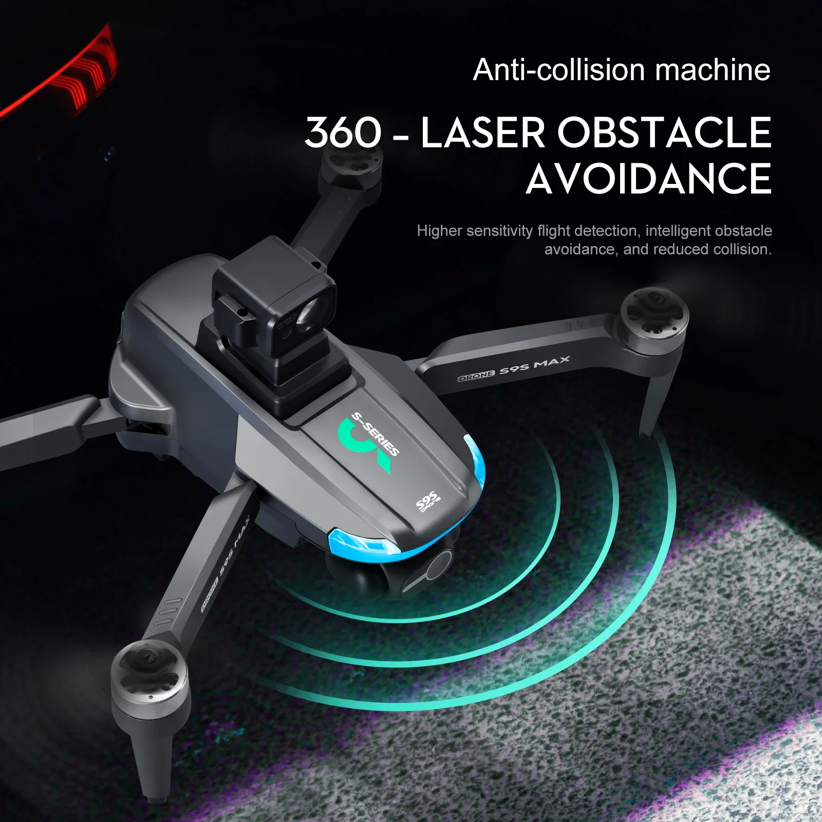 NEW S9S MAX MINI Drone 4K 2-Ax - Drone Battery Case avaliação e preço