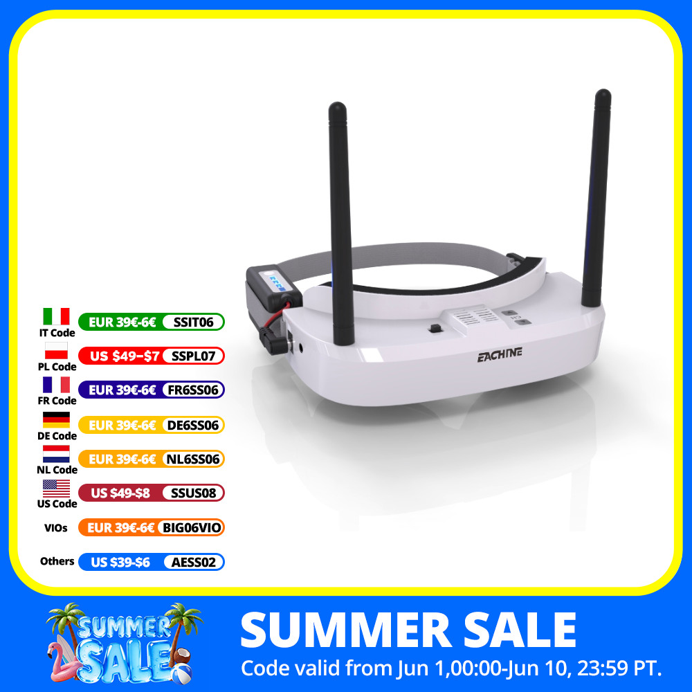 Eachine EV100 720*540 5.8G 72C - Drone Battery Case avaliação e preço