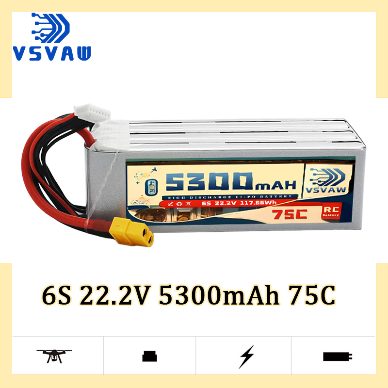 VSVAW 6S 5300mAh Lipo Battery  - Drone Battery Plate avaliação e preço
