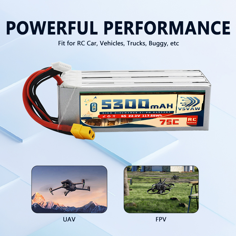 VSVAW 6S 5300mAh Lipo Battery  - Drone Battery Plate avaliação e preço