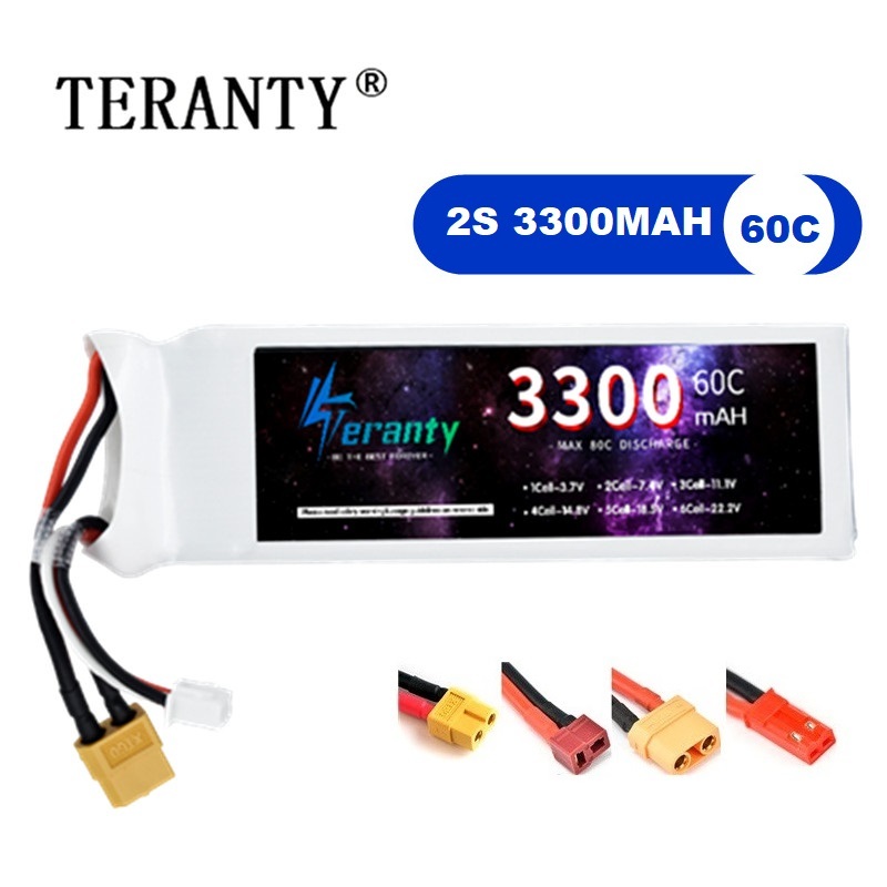 2S 7.4V LiPo Battery 3300mAh 6 - Drone Battery Lipo avaliação e preço