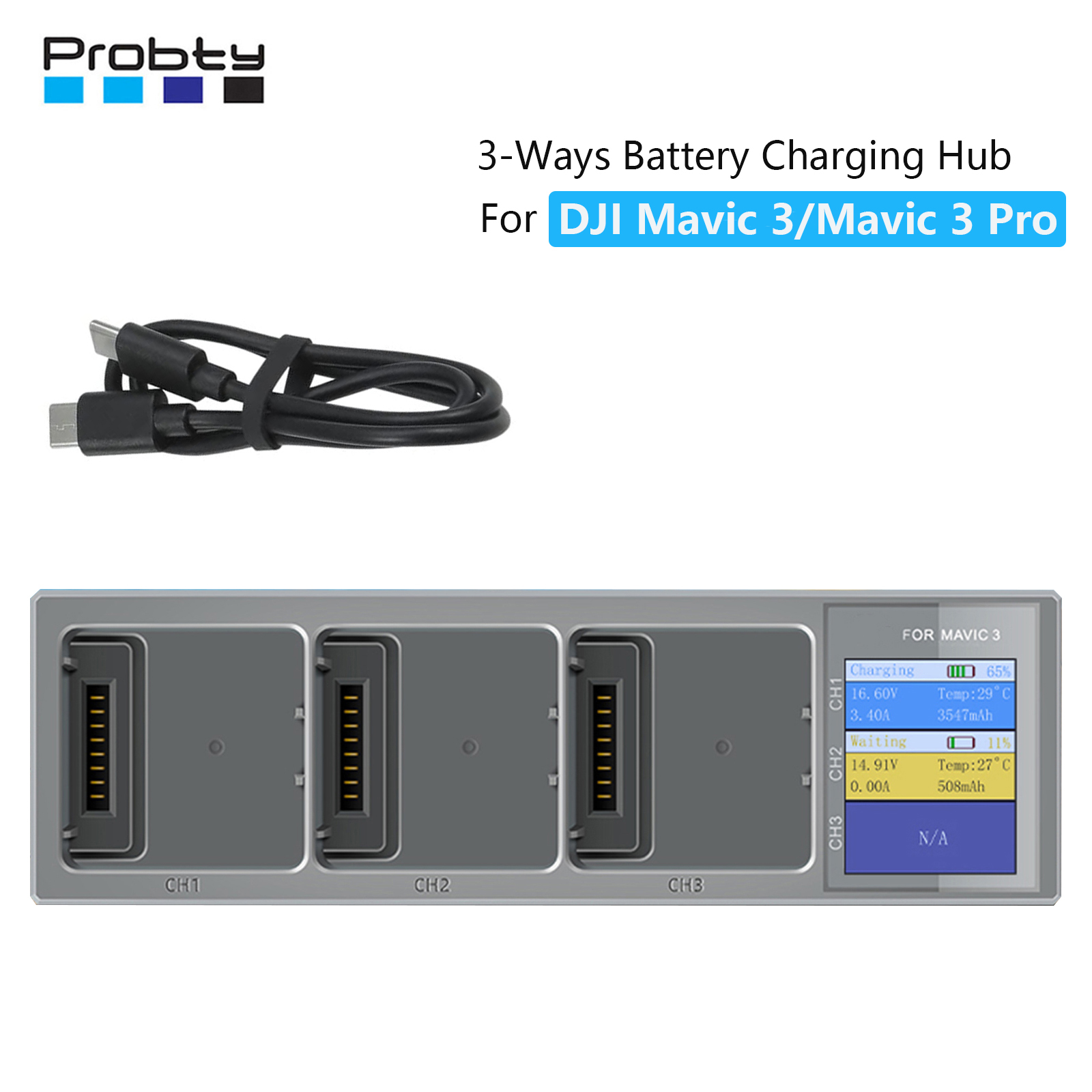 New 3 In 1 Charging Hub for DJ - Drone Battery Balance Charger avaliação e preço