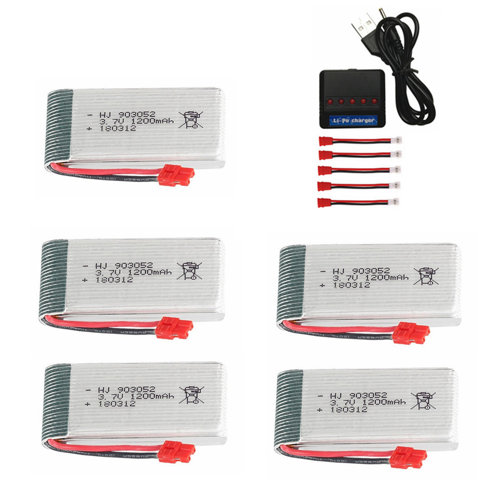 3.7V 1200mAh 903052 lipo batte - Drone Battery Charger avaliação e preço
