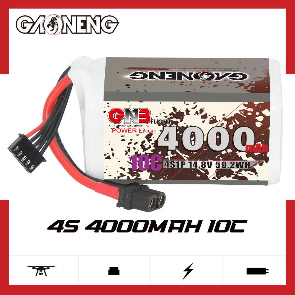 GNB 4000mAh 4S 14.8V 10C 20C W - Drone Battery Lipo avaliação e preço