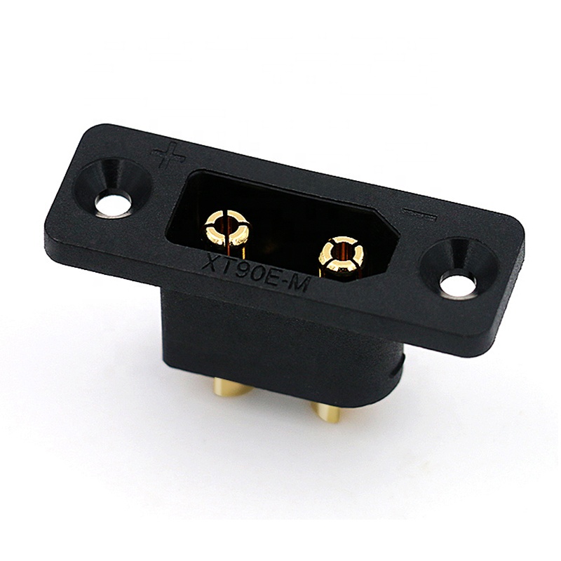 30PCSAmass Black XT90E-M Panel - Drone Battery Connector avaliação e preço