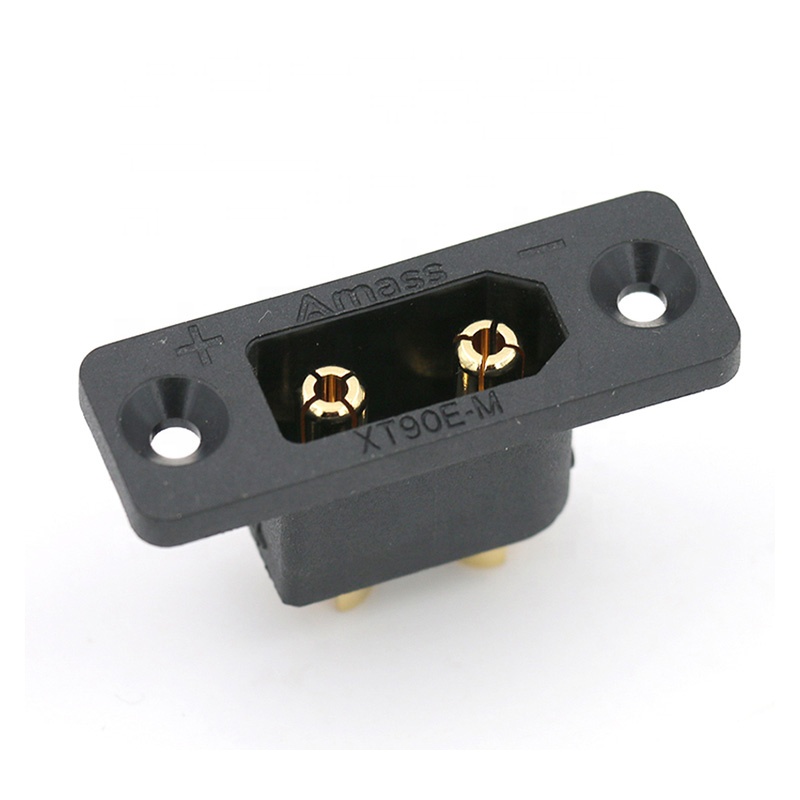 30PCSAmass Black XT90E-M Panel - Drone Battery Connector avaliação e preço