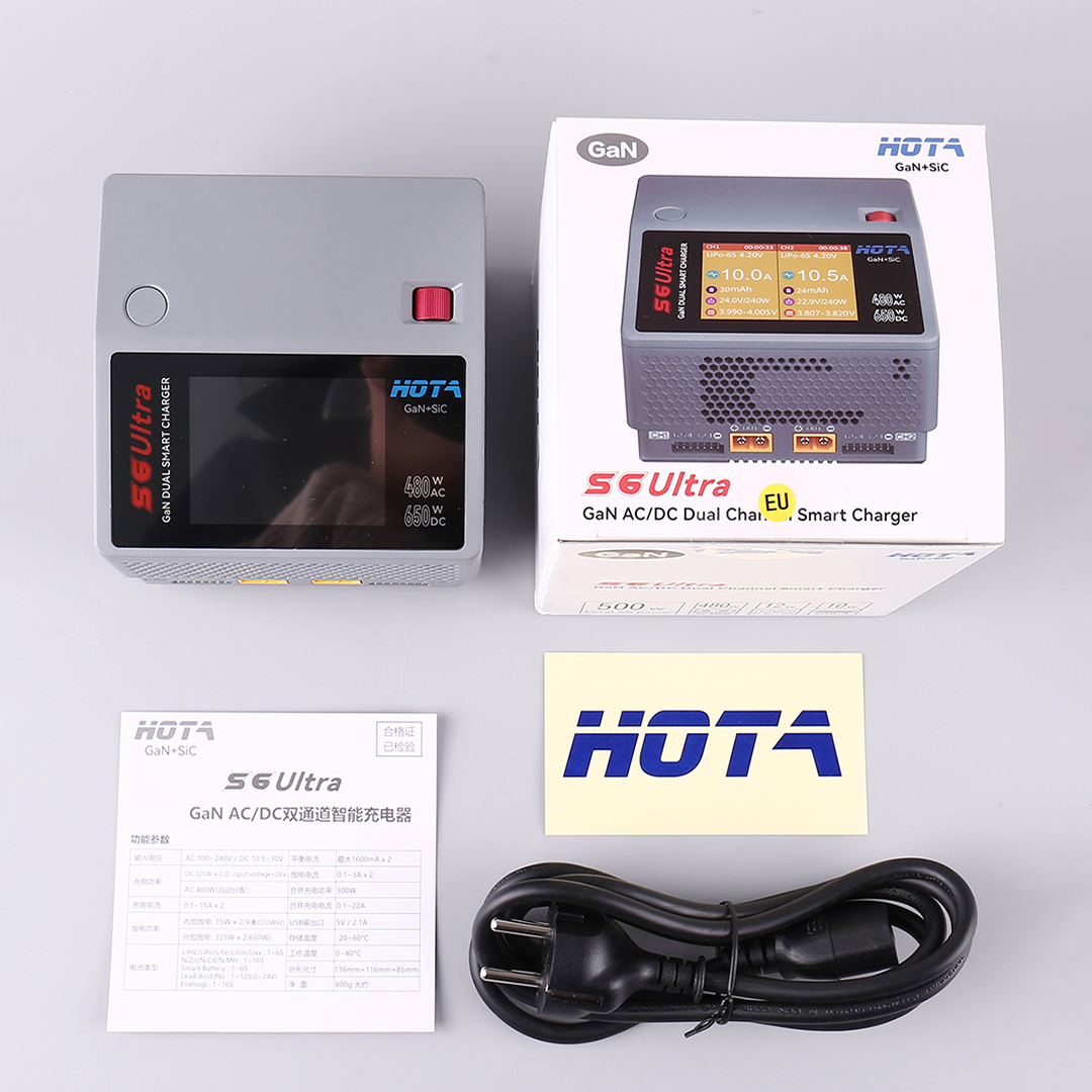 HOTA S6 Ultra Gallium Nitride  - Drone Battery Charger avaliação e preço