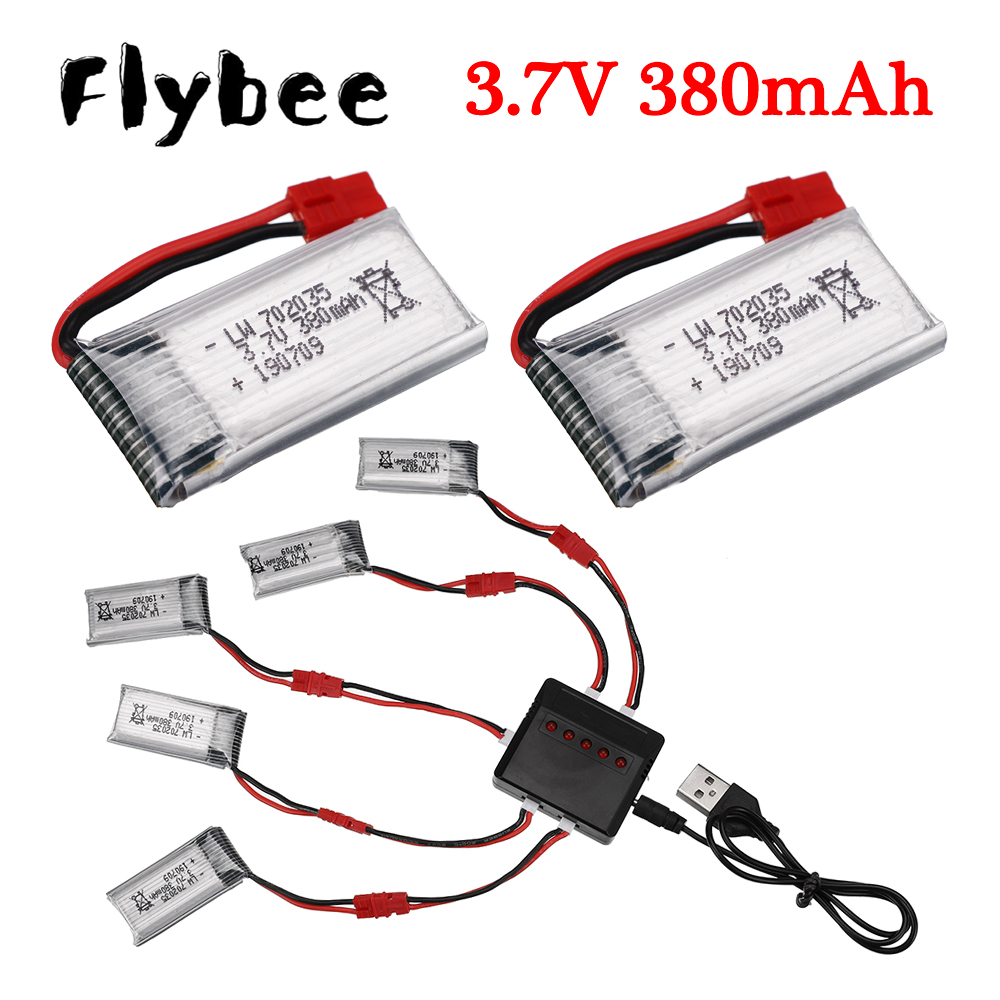 3.7V 380mAh Lipo Battery With  - Drone Battery Charger avaliação e preço