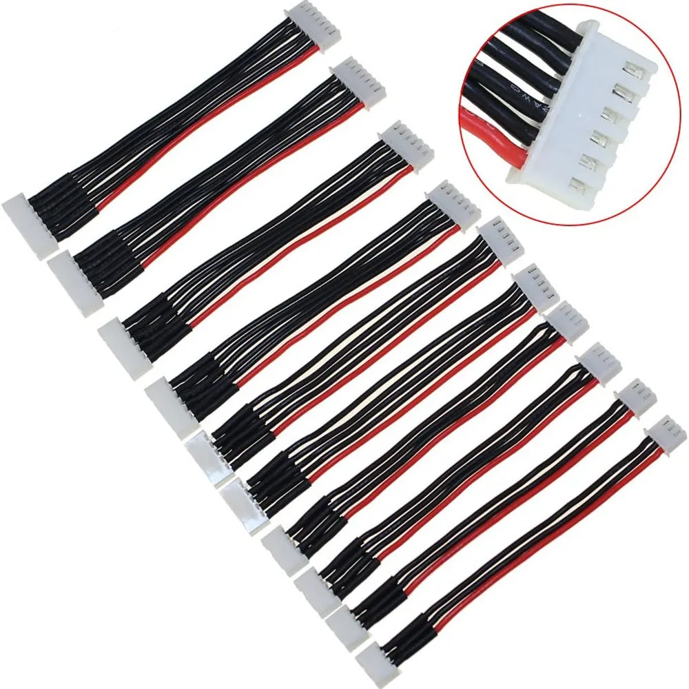 5pcs/lot JST-XH 1S 2S 3S 4S 5S - Drone Battery 6S avaliação e preço