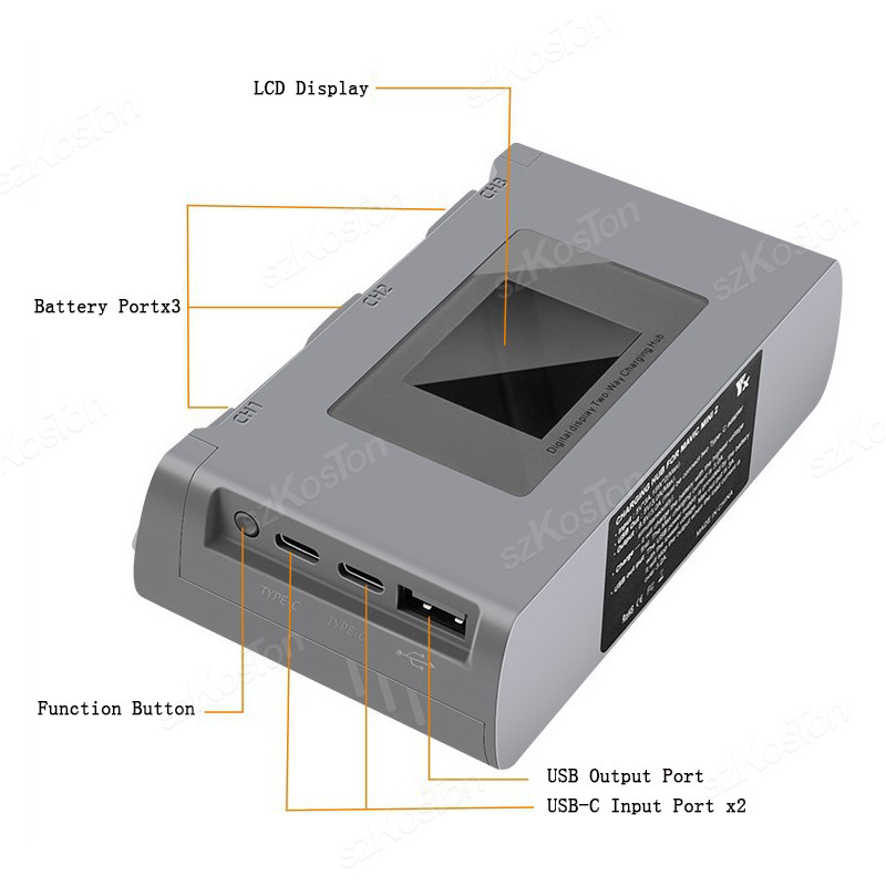 For DJI Mavic Mini 2/SE Mini 4 - Drone Battery Balance Charger avaliação e preço