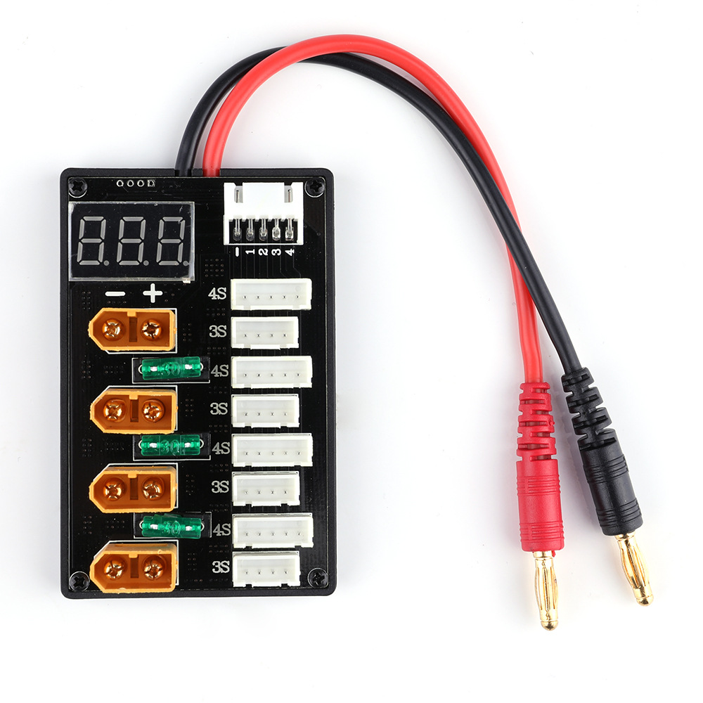XT60 Plug 3S 4S Lipo Battery P - Drone Battery Parallel Board avaliação e preço