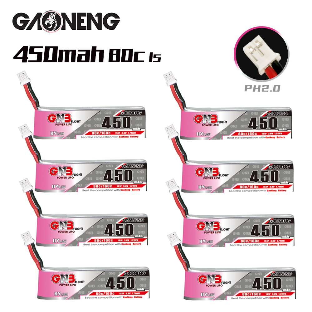 GNB HV 1S 3.8V 450mAh 80C/160C - Drone Battery Lipo avaliação e preço