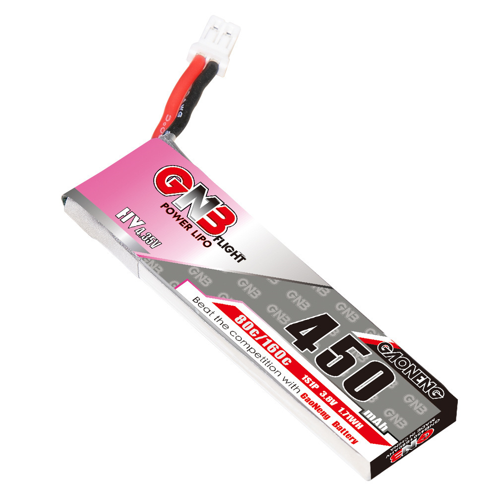 GNB HV 1S 3.8V 450mAh 80C/160C - Drone Battery Lipo avaliação e preço