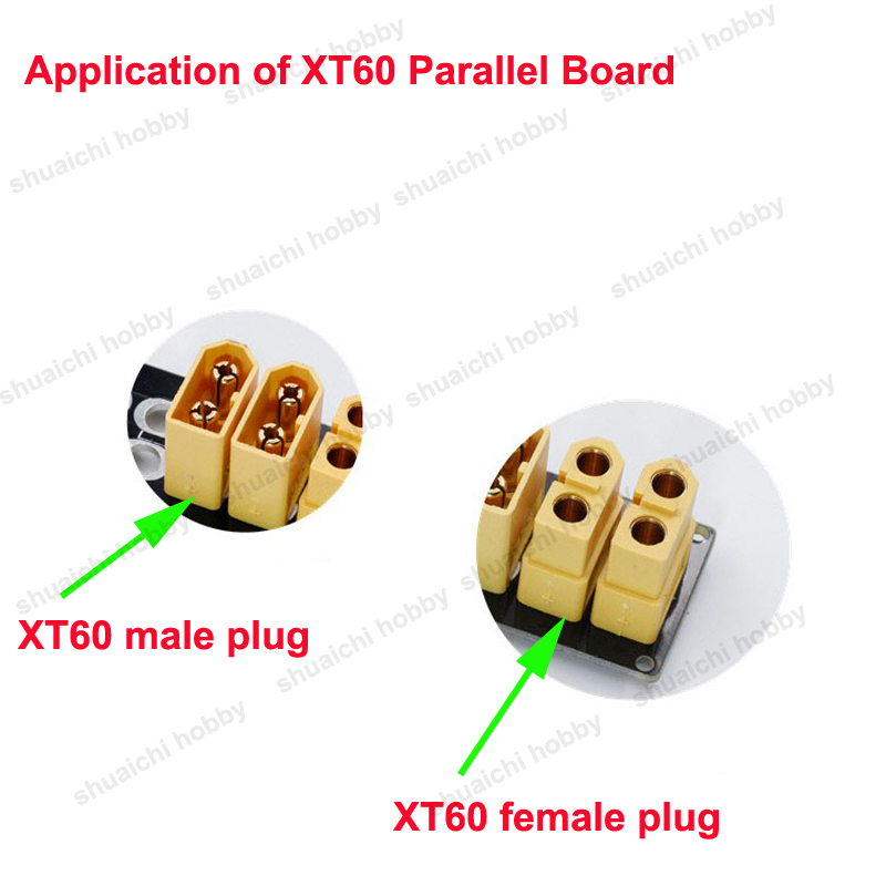 1PC XT60 XT30 Parallel Board f - Drone Battery Parallel Board avaliação e preço