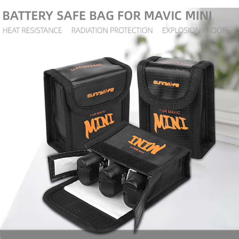Battery Safe Bag for DJI MINI  - Drone Battery Bag avaliação e preço