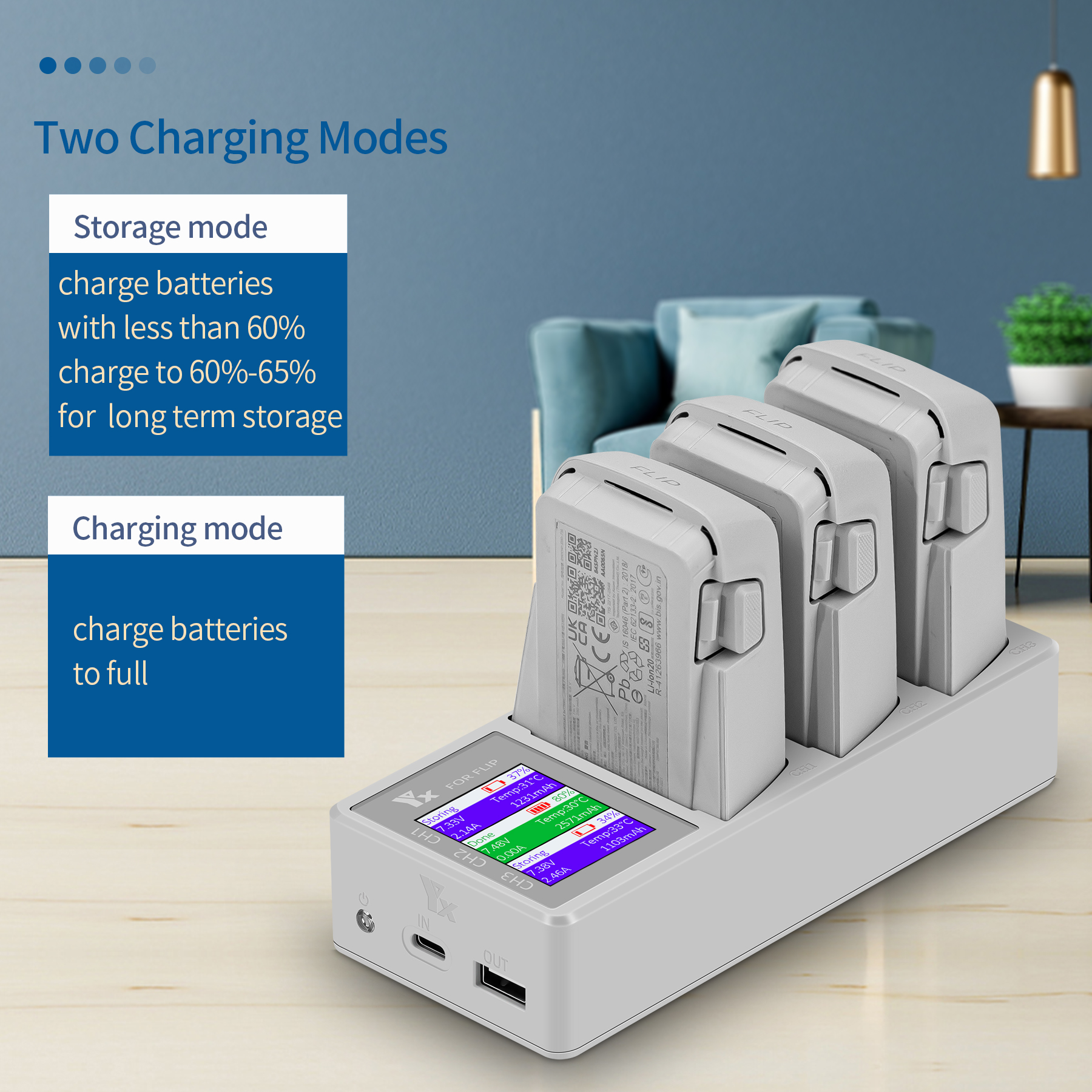 3 IN 1 Battery Charger For DJI - Drone Battery Parallel Board avaliação e preço