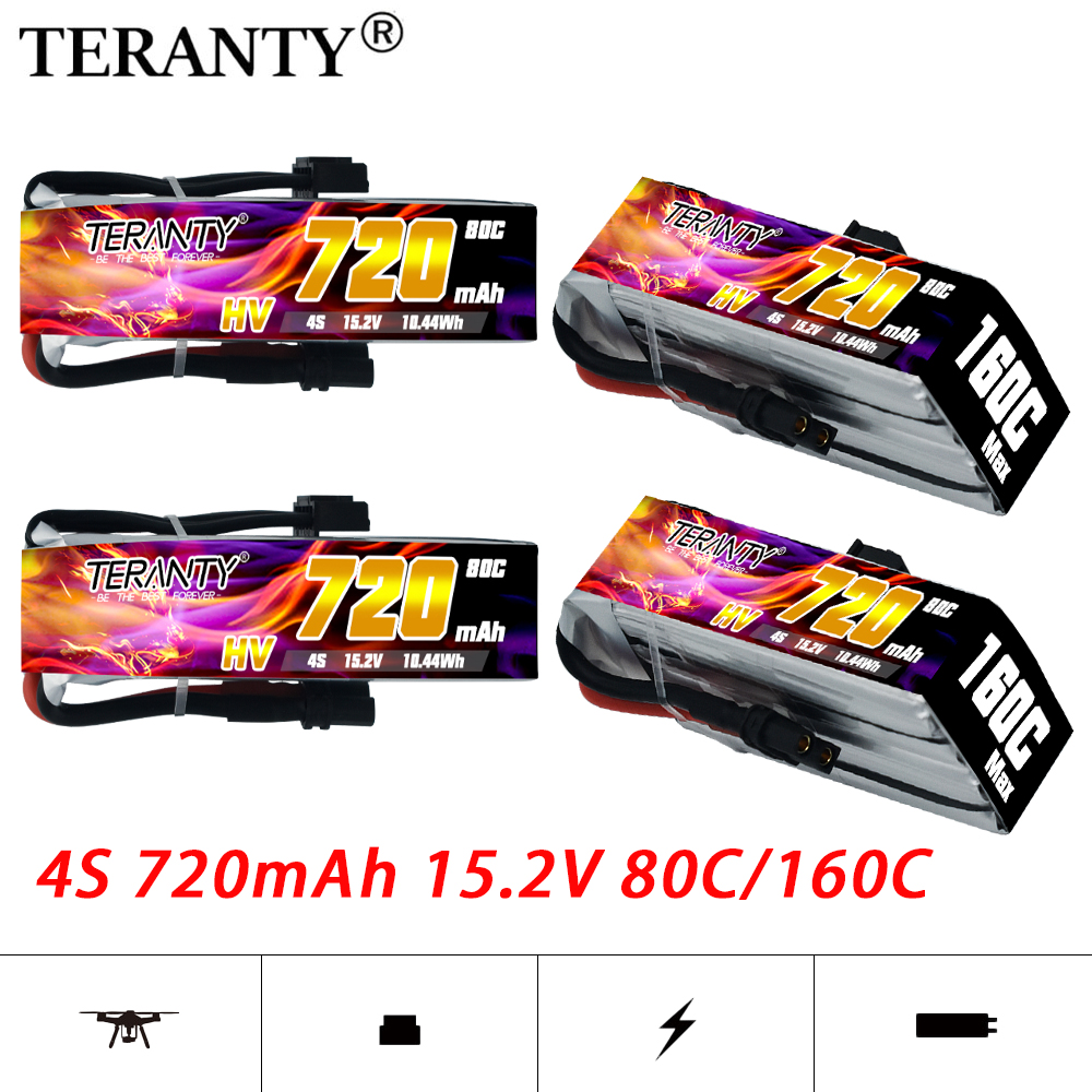 TERANTY 720mAh 4S 15.2V HV Lip - Drone Battery Lipo avaliação e preço