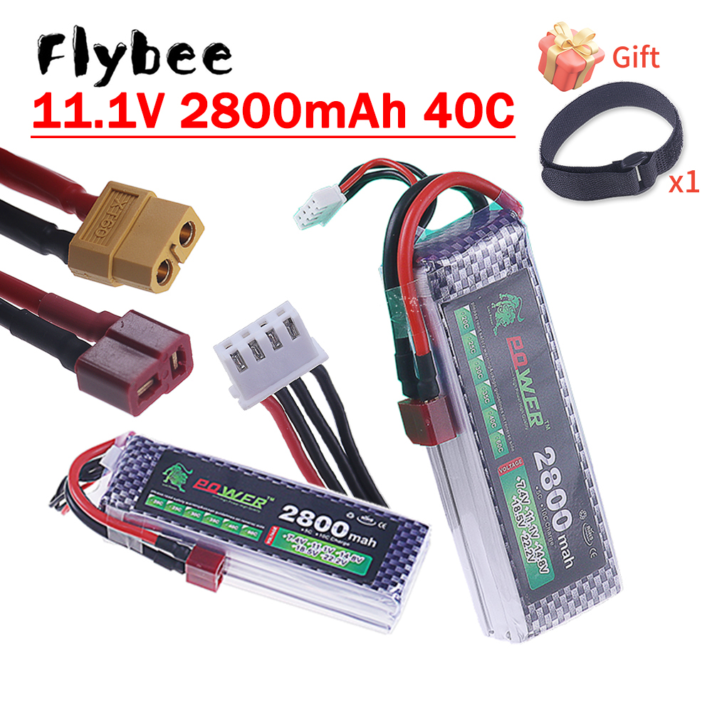 2800mAh 3S 11.1V 40C FPV Drone - Drone Battery 3S avaliação e preço