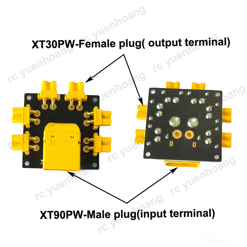 1PCS XT30PW-Female Power Distr - Drone Battery Parallel Board avaliação e preço