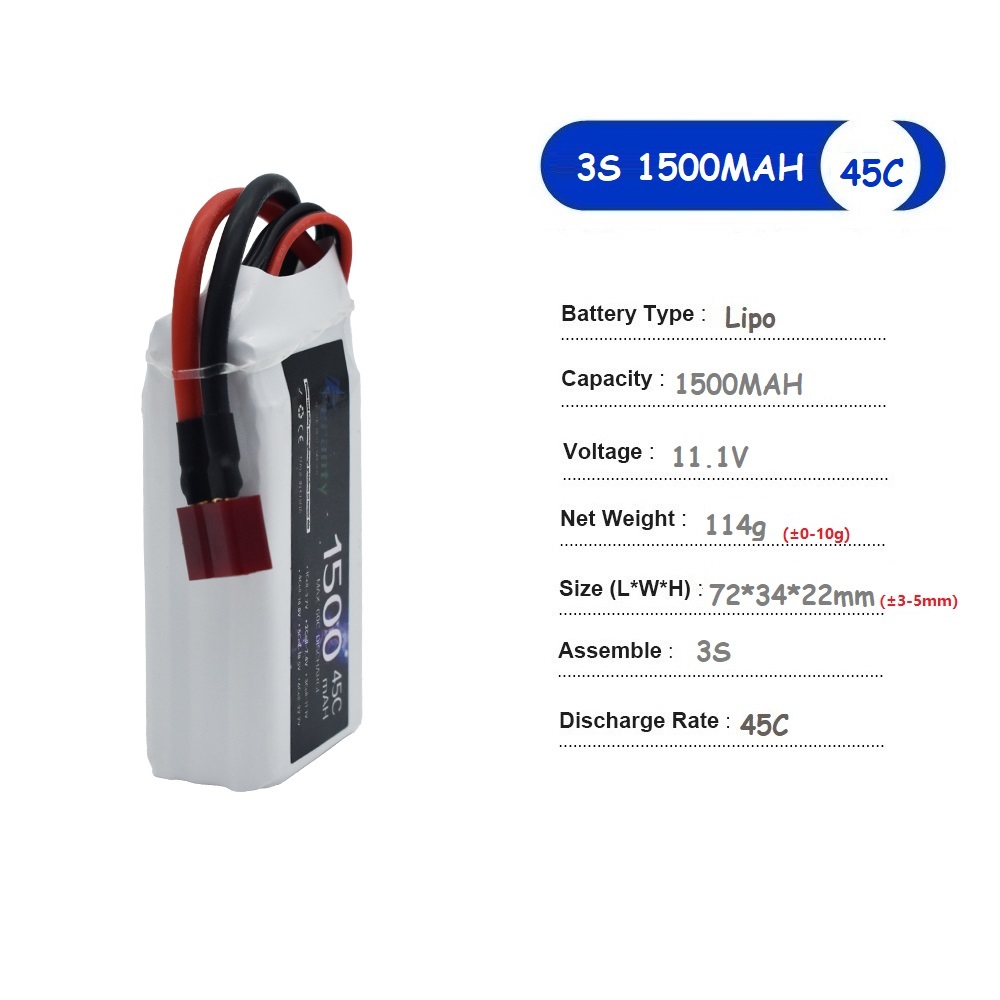 11.1V LiPo Battery 3S 1500mah  - Drone Battery 3S avaliação e preço
