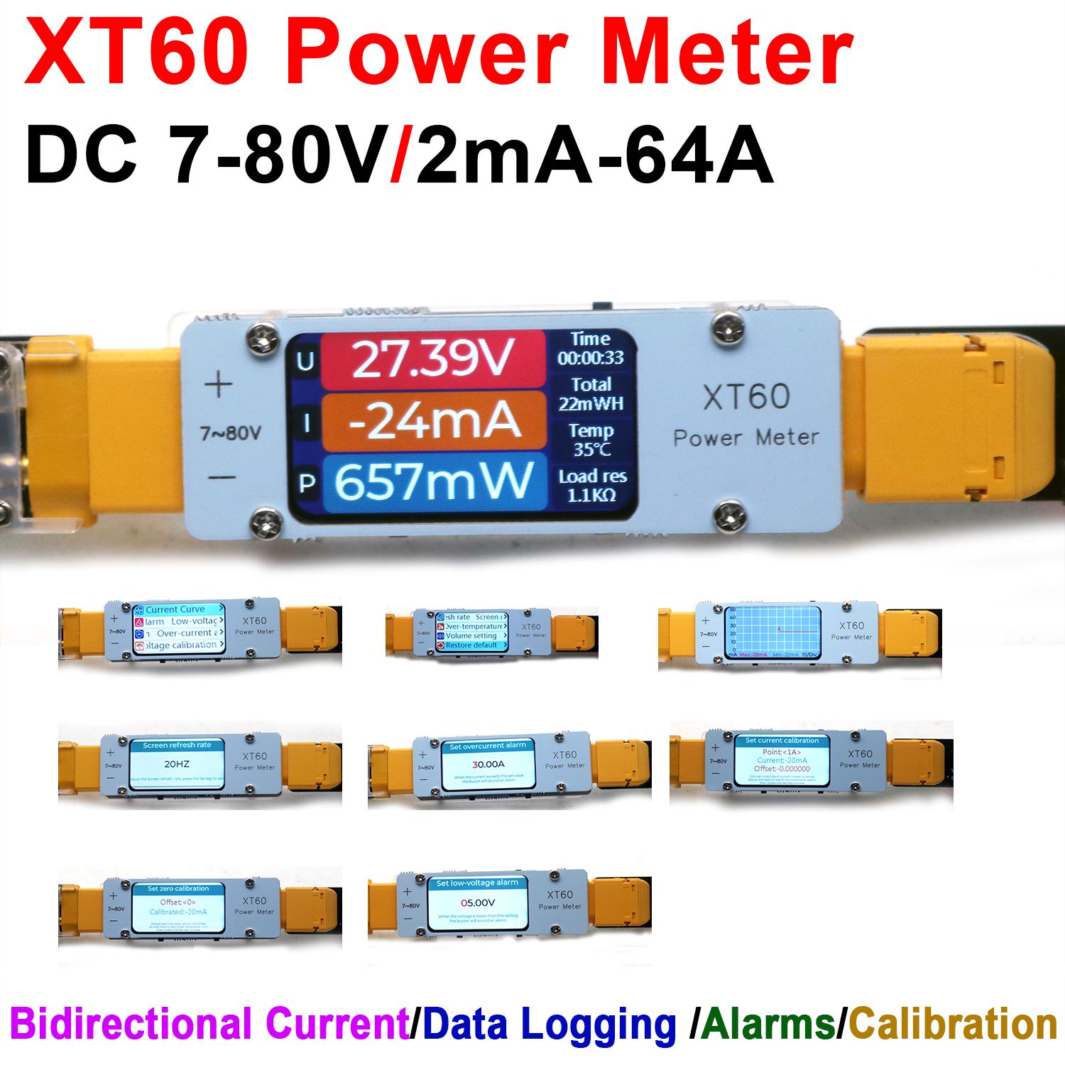 DC 7V-80V 64A Bidirectional Po - Drone Battery Voltage Checker avaliação e preço