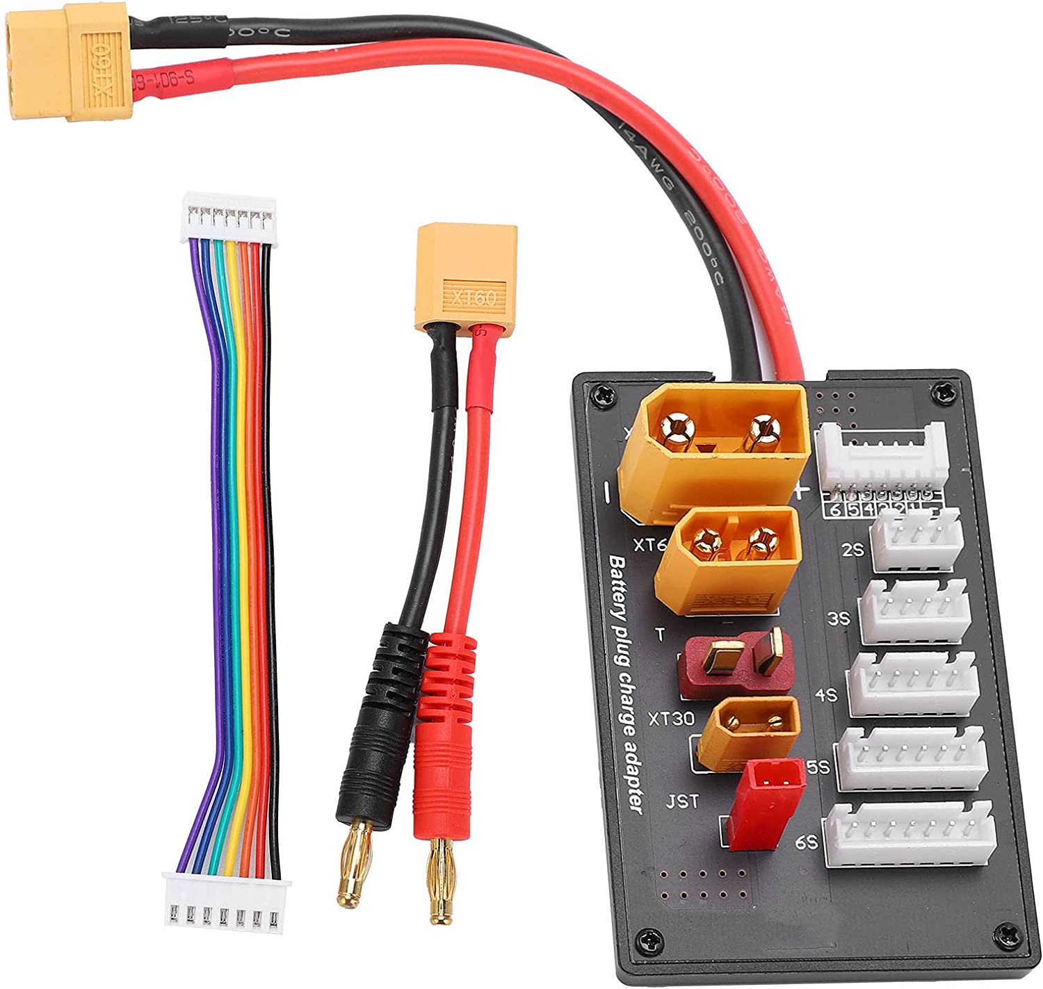 XT90 XT30 JST T Connector XT60 - Drone Battery Parallel Board avaliação e preço