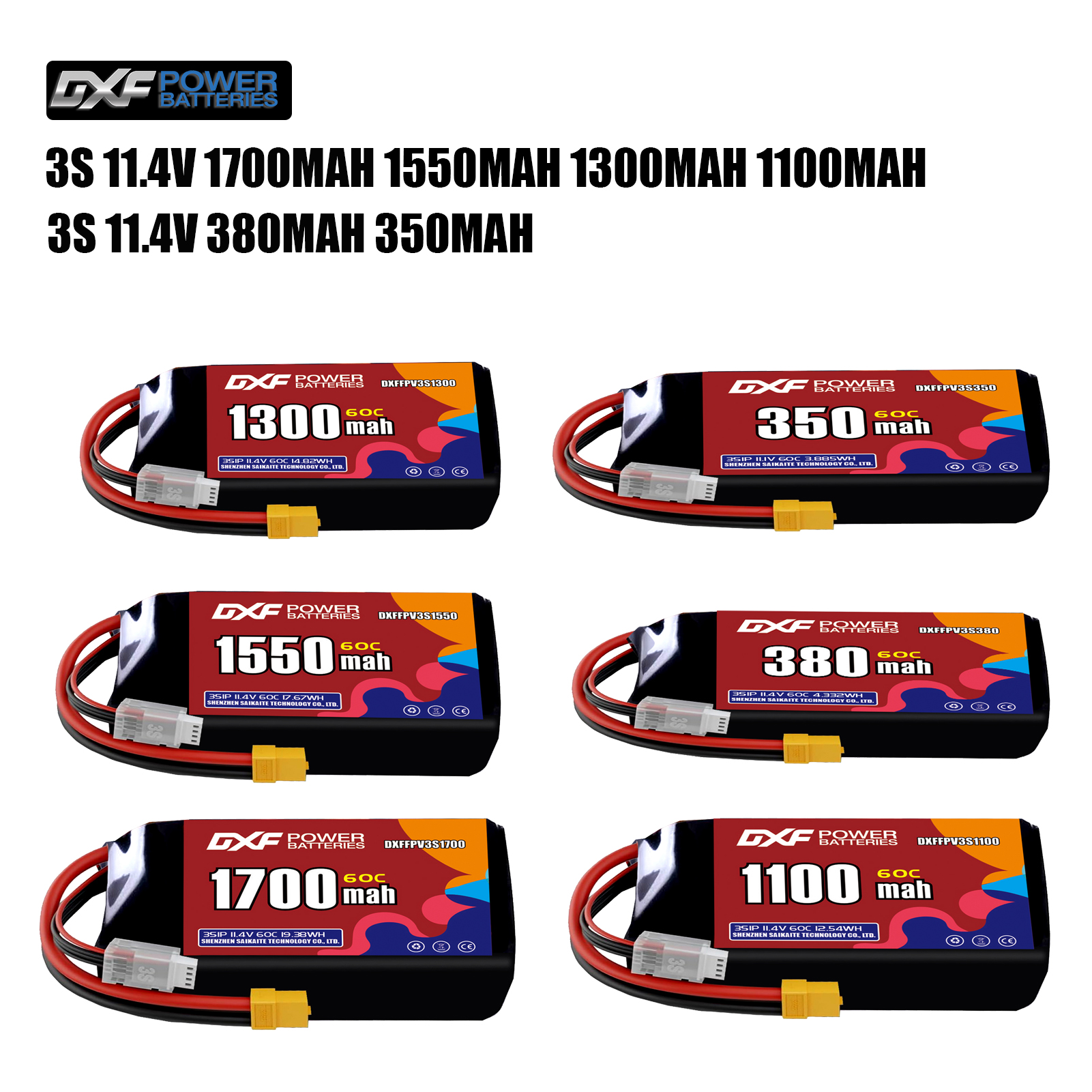 DXF Lipo 3S Battery 11.4V 1700 - Drone Battery 3S avaliação e preço